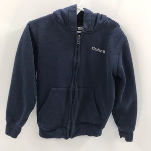 Carhartt Hoodie Full Zip Navy Blue 4T
